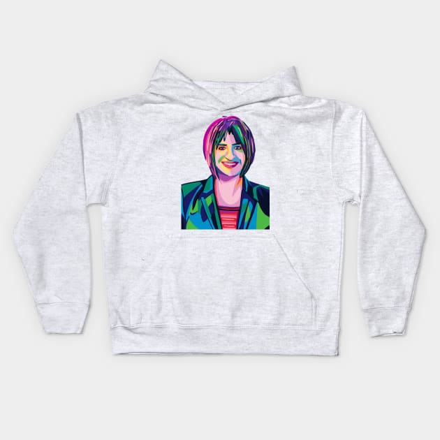 Patti LuPone In Colors Kids Hoodie by byebyesally